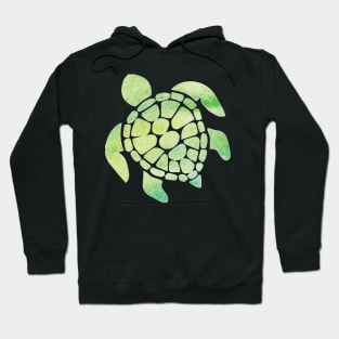 Watercolor Sea Turtle Hoodie